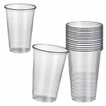 &Uuml;hekordsed plasttopsid 200ml, 100tk.