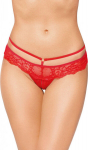Elegantsed punased lahtised naiste stringid S/m