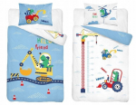 Beebivoodipesu 90x120 Excavator COTTON