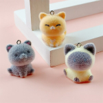 Kassi v&otilde;tmehoidja, Yellow and gray kitten 1pcs