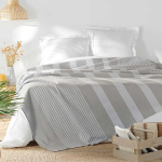 Puuvillane tekk-kate, hall v&auml;rv, 180 x 220 cm