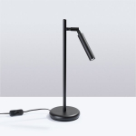 Sollux Pastelo G9 Stalowa Lampa Biurkowa Czarna