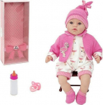 Beebi nukk koos tarvikutega, r&auml;&auml;gib ja laulab, 45cm