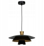 Luminex Plato 3135 ripplamp, must/kuldne