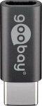 Usb-c adapter Microusb Goobay k&uuml;lge, must