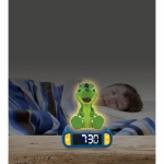 Digital awakening with light dinosaur light in 3D and sound effects