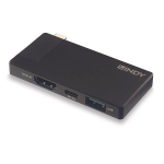 Lindy Usb-c 3.2 jaam: Hdmi 4k60, Usb-a, 100w Pd