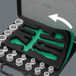 Wera 8100 Sa 4 Zyklop Speed ​​​​ratchet komplekt