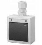 Aquant 2k uksekella/intercomi nupp, hermeetiline Ip65, hall