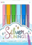 Silver Linings Metallic Contour Markers - ooly