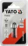 Yato metallist faasitud puur 10,4 mm kuuskant