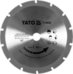Yato l&otilde;ikeketas puidule naeltega 185mm, 20mm, 14 hammast