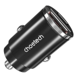 Autolaadija Choetech Tc0006, 30w Pd 3.0, 1x Usb-a, 1x Usb-c