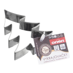 Metallist biskviitvormi "puu" 6,7 cm