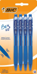 Bic Bu3 Grip sinine pliiats, 4 tk.