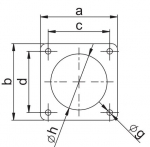 Pce 315-6f7 16a 5p 400v pistikupesa paneel 5p