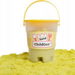 Childgen Kineetiline kujuga liiv, 500g, kollane, l&otilde;hnav