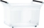 Plastikust ratastega hoiukast 49l