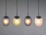 Ripplamp Facette must matt 4xe27 Trio 25w