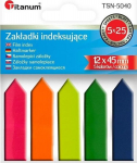 Fluorestseeruvad markerid 12x45mm, 5 v&auml;rvi, 125 lehte