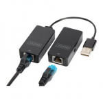 Digitus Usb 2.0 pikendus Cat.5e/6 Utp kaabli kaudu, kuni 50m