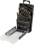 Puurikomplekt metallile Hss-cnc, 1-10 mm, 19 tk.