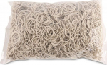 Kummipaelad 1kg, valged, 30x1,5mm