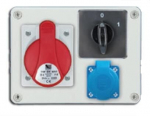 R-box 190 rozdzielina z gniazdami 32a/5p i 16a/230v, Ip44