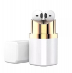 Juhtmevabad mikrofoniga stereok&otilde;rvaklapid EarPods Lipstick bluetooth, valge