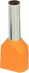 Isoleeritud kahekordne vaskh&uuml;lss 4,0/12mm oranž
