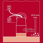 Gc-dp 7035 Ll Sukelpump musta vee jaoks