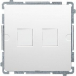 Simon Basic Double Keystone Cap, valge