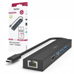 Hama Usb-c jaotur: 5 porti, 3x Usb-a, Sd/microsd-kaardi lugeja