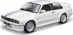1988 Bmw M3 E30 valge mudel 1:24 Bburago