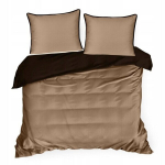 Voodipesukomplekt Eurofirany POS/LUNARA Pruun 160x200, 3-osaline