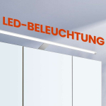 Peeglikapp, 14.5x70x70 cm, tamm, MDF