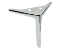 4 tk m&ouml;&ouml;bli jalad &bdquo;Inkaras Elegant&ldquo;, h&otilde;bedane kroom, k&otilde;rgus 18 cm