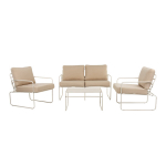 Aiam&ouml;&ouml;bli komplekt Patio Nefryt D042-45DW, 4-kohaline, liivakarva, metall/plastik