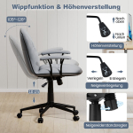 Costway ergonoomiline kontoritool, hall