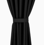 Aia kardin Mariall ZMOK-11, 155x210 cm, must