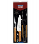 Grillitarvikute komplekt Tramontina Churrasco 22399/097, pruun/h&otilde;bedane