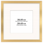 Kuldne fotoraam HEN PASS Z 30x30 cm passepartoutiga (20x20 cm)