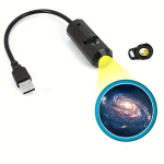 Uuendatud Kuu Projektor &Ouml;&ouml;lamp USB Laadimine 360&deg; P&ouml;&ouml;ratav., Andromedos galaktika