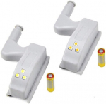 LED hingedega valgustid kappide jaoks, automaatsed, 2 tk.