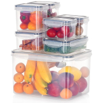 Toidupakendid kaane ja tihendiga 7 tk 670 ml 13x95x10 cm Orion