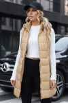 Foxy naiste pruun tikandiga vest