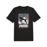 PUMA meeste vabaaja T-s&auml;rk PUMA GRAPHICS Mountain Tee PUMA Black - 62791101, must