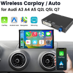 juhtmevaba carplay android auto moodul Junsun Audi A3 2012-2021 Q2 2012-2021 s&uuml;steem gps navigatsioon
