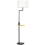 Laualamp riiuliga, 40 W, USB, teras, kreemikas, &Oslash;40x168 cm, ilma pirnita