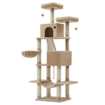 Kassipuu 59x48.5x203.5 cm Pruun Sisal